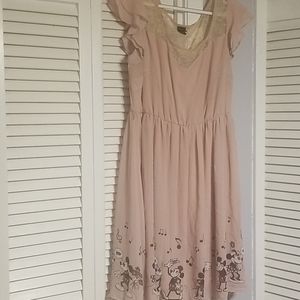 Pink Mickey and Minnie Dress